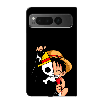 Пластиковый чехол на Google Pixel Fold с принтом One Piece Ван Пис Пластиковый чехол на Google Pixel Fold с принтом One Piece Ван Пис