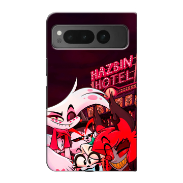 Пластиковый чехол на Google Pixel Fold с принтом Hazbin Hotel Отель Хазбин Пластиковый чехол на Google Pixel Fold с принтом Hazbin Hotel Отель Хазбин
