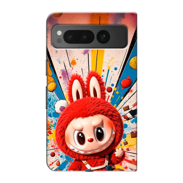 Пластиковый чехол на Google Pixel Fold с принтом Labubu Лабубу Пластиковый чехол на Google Pixel Fold с принтом Labubu Лабубу