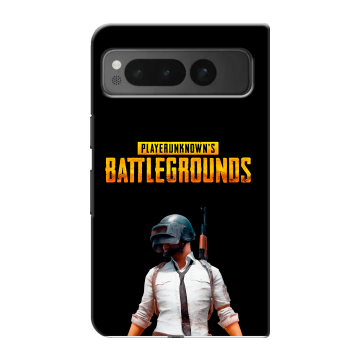 Пластиковый чехол на Google Pixel Fold с принтом PUGB ПАГБ Пластиковый чехол на Google Pixel Fold с принтом PUGB ПАГБ
