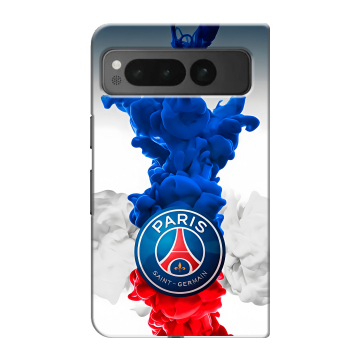 Пластиковый чехол на Google Pixel Fold с принтом PSG ПСЖ Пластиковый чехол на Google Pixel Fold с принтом PSG ПСЖ