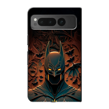 Пластиковый чехол на Google Pixel Fold с принтом Batman Бэтмен Пластиковый чехол на Google Pixel Fold с принтом Batman Бэтмен