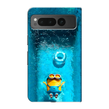 Пластиковый чехол на Google Pixel Fold с принтом Миньоны Пластиковый чехол на Google Pixel Fold с принтом Миньоны