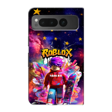 Пластиковый чехол на Google Pixel Fold с принтом Roblox Роблокс Пластиковый чехол на Google Pixel Fold с принтом Roblox Роблокс