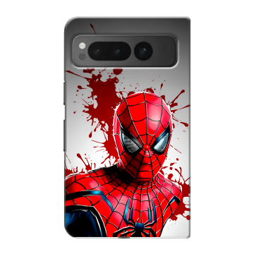 Пластиковый чехол на Google Pixel Fold с принтом Spiderman Человек паук Пластиковый чехол на Google Pixel Fold с принтом Spiderman Человек паук