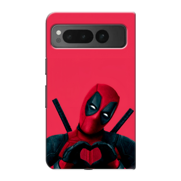 Пластиковый чехол на Google Pixel Fold с принтом Дедпул Deadpool Пластиковый чехол на Google Pixel Fold с принтом Дедпул Deadpool