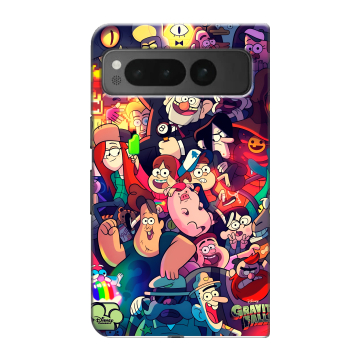 Пластиковый чехол на Google Pixel Fold с принтом Gravity Falls Гравити Фолз Пластиковый чехол на Google Pixel Fold с принтом Gravity Falls Гравити Фолз