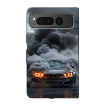 Пластиковый чехол на Google Pixel Fold с принтом BMW БМВ Пластиковый чехол на Google Pixel Fold с принтом BMW БМВ