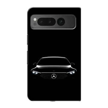 Пластиковый чехол на Google Pixel Fold с принтом Mercedes Мерседес Пластиковый чехол на Google Pixel Fold с принтом Mercedes Мерседес