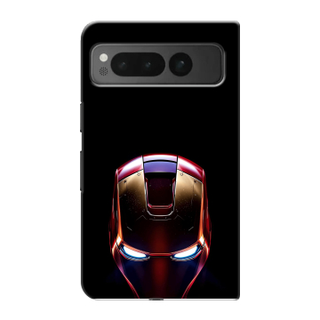 Пластиковый чехол на Google Pixel Fold с принтом IronMan Железный человек Пластиковый чехол на Google Pixel Fold с принтом IronMan Железный человек