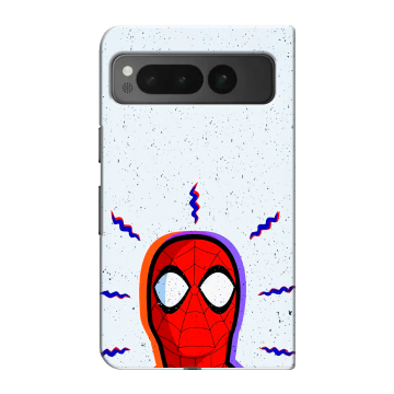 Пластиковый чехол на Google Pixel Fold с принтом Spiderman Человек паук Пластиковый чехол на Google Pixel Fold с принтом Spiderman Человек паук