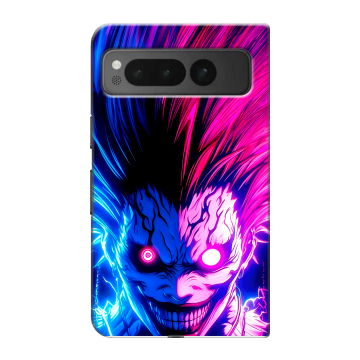 Пластиковый чехол на Google Pixel Fold с принтом Death note Тетрадь смерти Пластиковый чехол на Google Pixel Fold с принтом Death note Тетрадь смерти