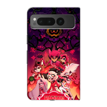 Пластиковый чехол на Google Pixel Fold с принтом Hazbin Hotel Отель Хазбин Пластиковый чехол на Google Pixel Fold с принтом Hazbin Hotel Отель Хазбин