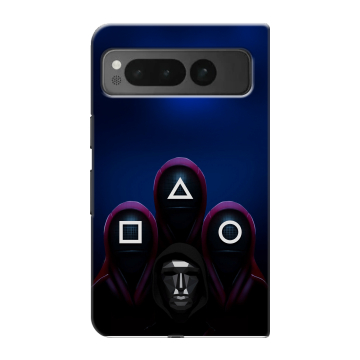 Пластиковый чехол на Google Pixel Fold с принтом Игра Кальмара Пластиковый чехол на Google Pixel Fold с принтом Игра Кальмара