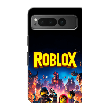 Пластиковый чехол на Google Pixel Fold с принтом Roblox Роблокс Пластиковый чехол на Google Pixel Fold с принтом Roblox Роблокс