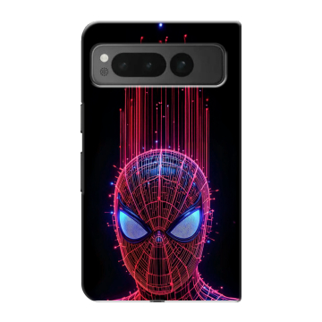 Пластиковый чехол на Google Pixel Fold с принтом Spiderman Человек паук Пластиковый чехол на Google Pixel Fold с принтом Spiderman Человек паук