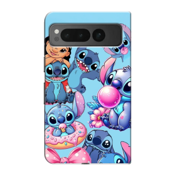 Пластиковый чехол на Google Pixel Fold с принтом Лило и Стич Пластиковый чехол на Google Pixel Fold с принтом Лило и Стич