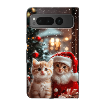 Пластиковый чехол на Google Pixel Fold с принтом Новый год Пластиковый чехол на Google Pixel Fold с принтом Новый год