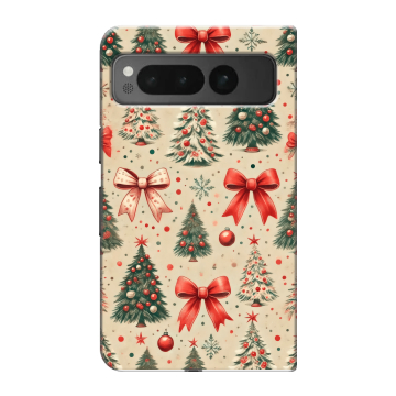 Пластиковый чехол на Google Pixel Fold с принтом Новый год Пластиковый чехол на Google Pixel Fold с принтом Новый год