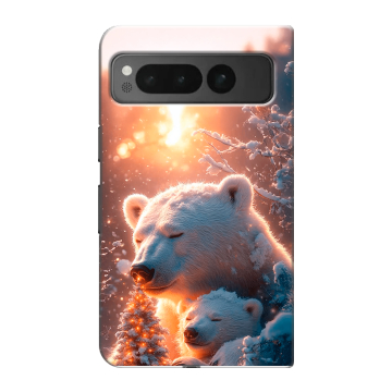 Пластиковый чехол на Google Pixel Fold с принтом Новый год Пластиковый чехол на Google Pixel Fold с принтом Новый год