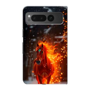 Пластиковый чехол на Google Pixel Fold с принтом Новый год Пластиковый чехол на Google Pixel Fold с принтом Новый год