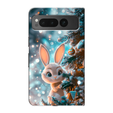Пластиковый чехол на Google Pixel Fold с принтом Новый год Пластиковый чехол на Google Pixel Fold с принтом Новый год