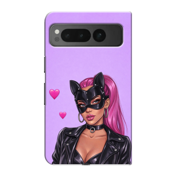 Пластиковый чехол на Google Pixel Fold с принтом женский Пластиковый чехол на Google Pixel Fold с принтом женский