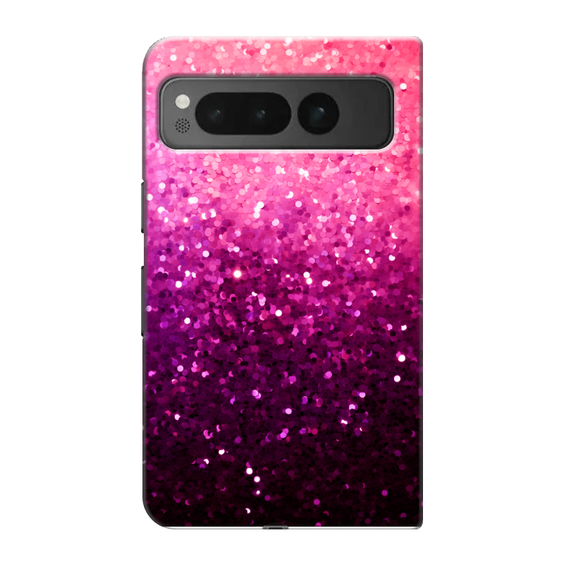 Пластиковый чехол на Google Pixel Fold с принтом Блестки Пластиковый чехол на Google Pixel Fold с принтом Блестки