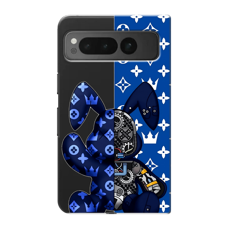 Пластиковый чехол на Google Pixel Fold с принтом Луи робот Пластиковый чехол на Google Pixel Fold с принтом Луи робот
