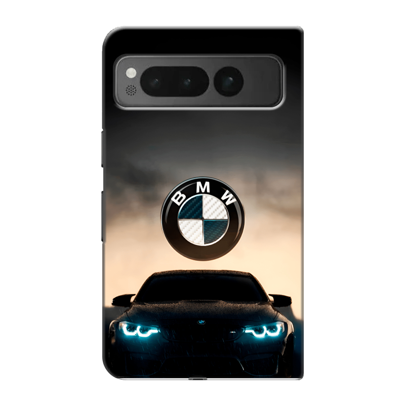 Пластиковый чехол на Google Pixel Fold с принтом БМВ BMW Пластиковый чехол на Google Pixel Fold с принтом БМВ BMW