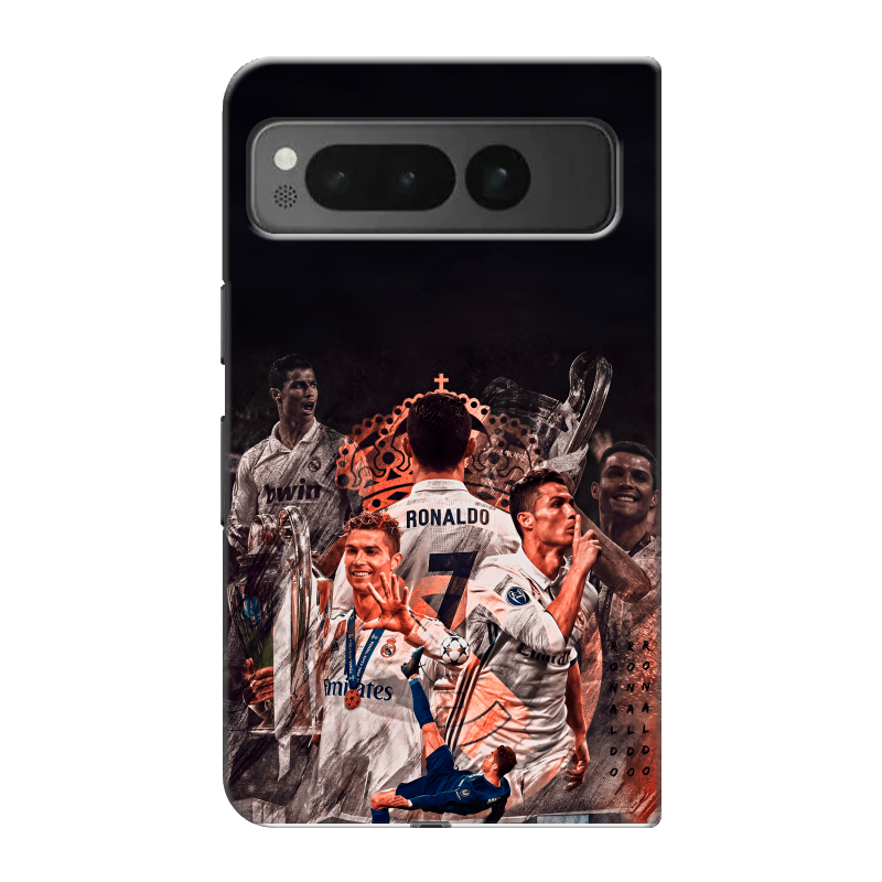 Пластиковый чехол на Google Pixel Fold с принтом Реал Роналдо Real Ronaldo Пластиковый чехол на Google Pixel Fold с принтом Реал Роналдо Real Ronaldo