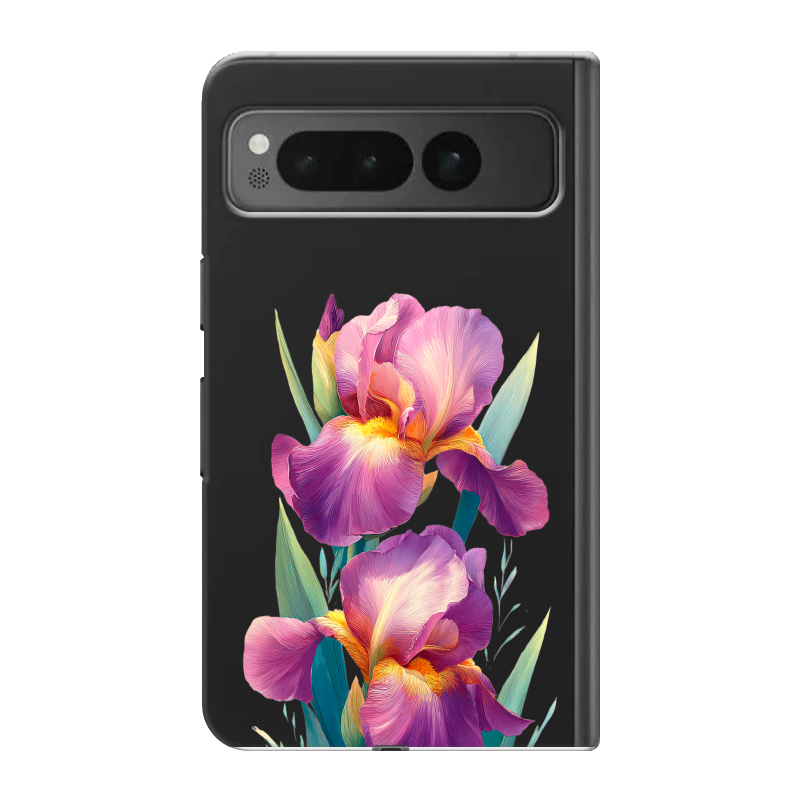 Пластиковый чехол на Google Pixel Fold с принтом Цветы орхидеи Пластиковый чехол на Google Pixel Fold с принтом Цветы орхидеи