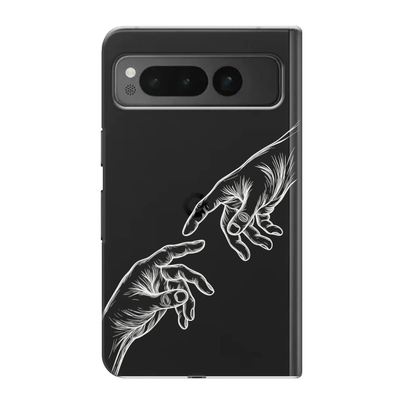 Пластиковый чехол на Google Pixel Fold с принтом Сотворение мира Пластиковый чехол на Google Pixel Fold с принтом Сотворение мира
