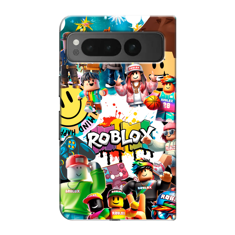 Пластиковый чехол на Google Pixel Fold с принтом Roblox Роблокс Пластиковый чехол на Google Pixel Fold с принтом Roblox Роблокс