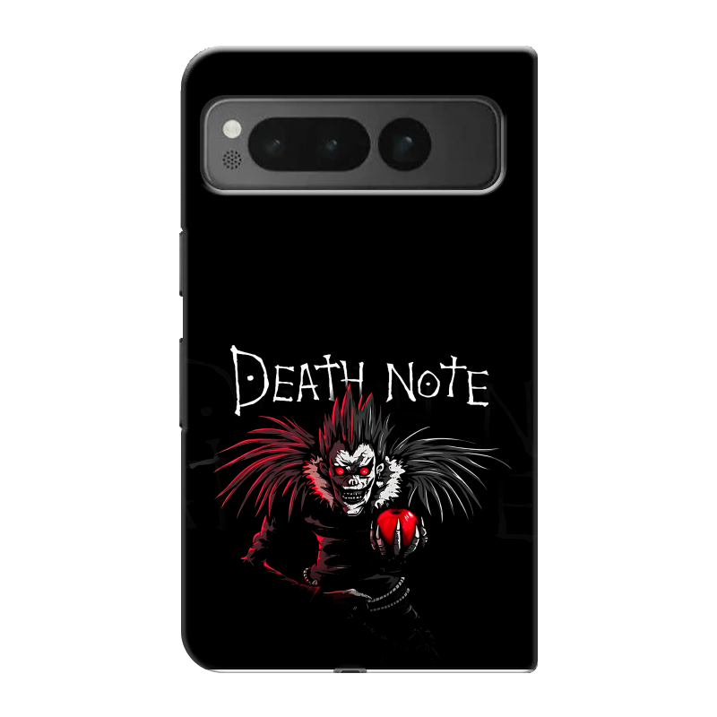 Пластиковый чехол на Google Pixel Fold с принтом Death note Тетрадь смерти Пластиковый чехол на Google Pixel Fold с принтом Death note Тетрадь смерти