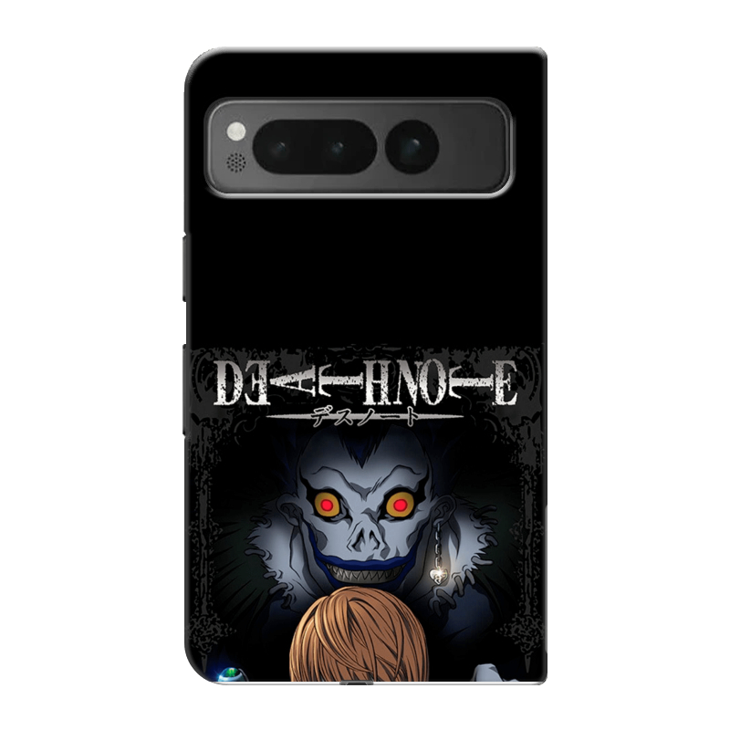 Пластиковый чехол на Google Pixel Fold с принтом Death note Тетрадь смерти Пластиковый чехол на Google Pixel Fold с принтом Death note Тетрадь смерти