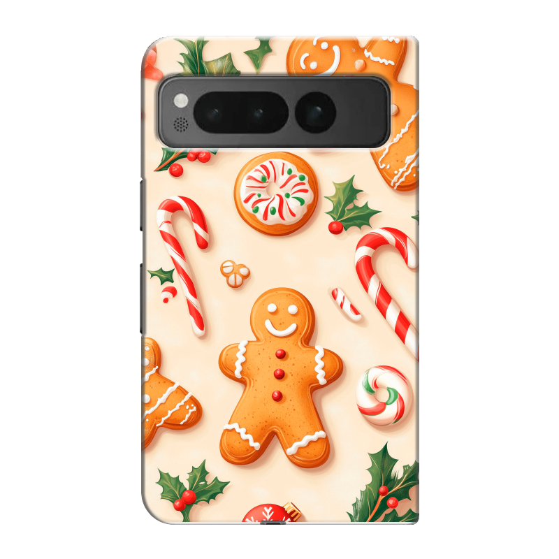 Пластиковый чехол на Google Pixel Fold с принтом Новый год Пластиковый чехол на Google Pixel Fold с принтом Новый год