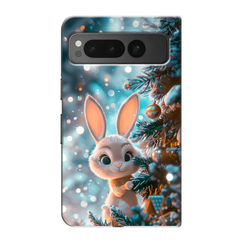 Пластиковый чехол на Google Pixel Fold с принтом Новый год Пластиковый чехол на Google Pixel Fold с принтом Новый год