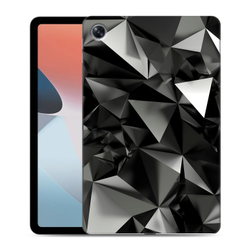 Силиконовый чехол на планшета OPPO Pad Air с принтом Черные кристаллы Силиконовый чехол на планшета OPPO Pad Air с принтом Черные кристаллы
