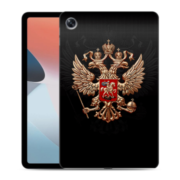 Силиконовый чехол на планшета OPPO Pad Air с принтом Герб России Силиконовый чехол на планшета OPPO Pad Air с принтом Герб России