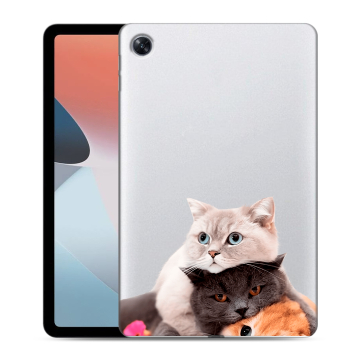 Силиконовый чехол на планшета OPPO Pad Air с принтом Кошки Силиконовый чехол на планшета OPPO Pad Air с принтом Кошки