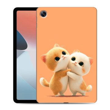 Силиконовый чехол на планшета OPPO Pad Air с принтом Милые котики Силиконовый чехол на планшета OPPO Pad Air с принтом Милые котики