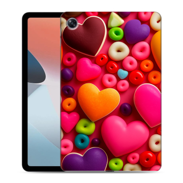 Силиконовый чехол на планшета OPPO Pad Air с принтом Сердечки Силиконовый чехол на планшета OPPO Pad Air с принтом Сердечки