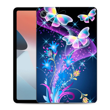 Силиконовый чехол на OPPO Pad Air с принтом Бабочки Силиконовый чехол на OPPO Pad Air с принтом Бабочки