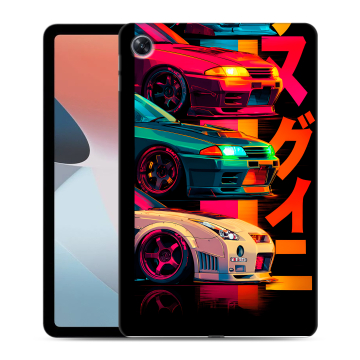 Силиконовый чехол на OPPO Pad Air с принтом Гоночные машины Силиконовый чехол на OPPO Pad Air с принтом Гоночные машины