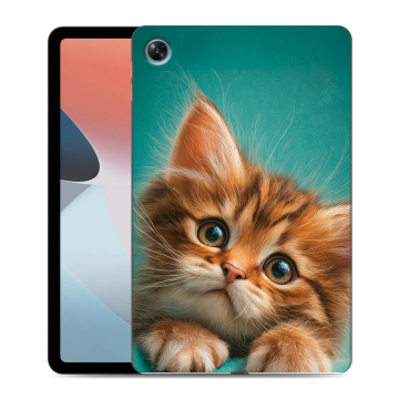 Силиконовый чехол на OPPO Pad Air с принтом котенок Силиконовый чехол на OPPO Pad Air с принтом котенок