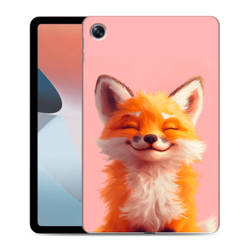 Силиконовый чехол на OPPO Pad Air с принтом милая лиса Силиконовый чехол на OPPO Pad Air с принтом милая лиса