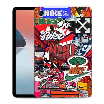 Силиконовый чехол на OPPO Pad Air с принтом Найк Nike яркий Силиконовый чехол на OPPO Pad Air с принтом Найк Nike яркий