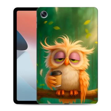 Силиконовый чехол на OPPO Pad Air с принтом сова