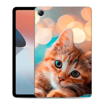 Силиконовый чехол на OPPO Pad Air с принтом котик Силиконовый чехол на OPPO Pad Air с принтом котик